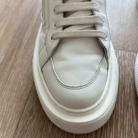 PRADA - white high-top sneaker - Picture 6 of 8